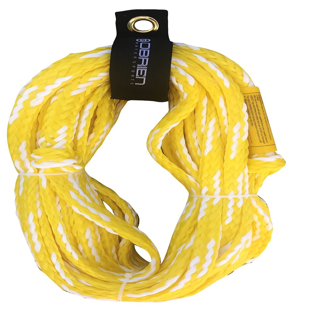 O'Brien 2 Person Towable Tube Rope, Yellow