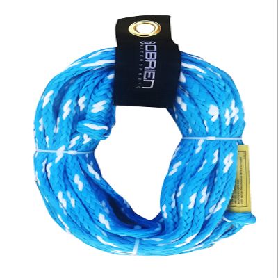 O'Brien 2 Person Floating Towable Tube Rope, Blue
