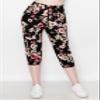 ALWAYS Women's Capri Jogger Pants - High Waisted Soft Zipper Casual Sweat Pants 1882BK S view 2