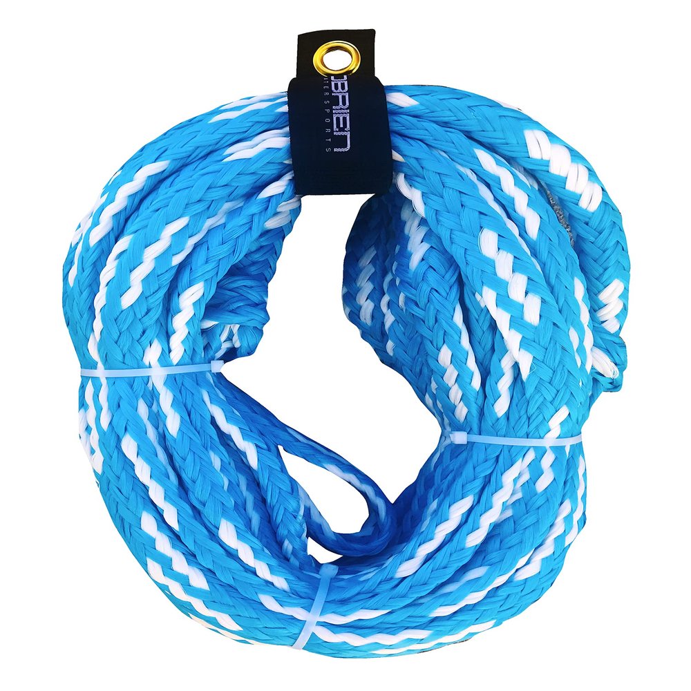 O'Brien Tube Rope 2-Person, 4-Person, & 6-Person Tow Ropes Heavy-Duty, 60ft Tangle-Free Design with High Tensile Strength for Boating & Water Sports