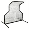 Trigon Sports Double L Screen Baseball Pitching Net, Portable L Screen Baseball for Batting Cage, Heavy Duty Baseball Softball Pitcher Protection Net view 1