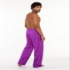 Savage X Fenty, Men's, Savage X Satin Pants, Juicy Purple Jacquard Monogram, L view 4