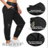 ALWAYS Women's Zipper Jogger Track Pants - Premium Soft Stretch Fashion Zipper Sweatpants White XL view 4
