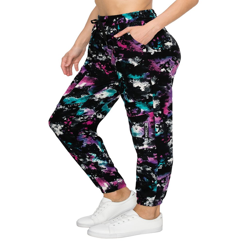 ALWAYS Women's Zipper Jogger Track Pants - Premium Soft Stretch Fashion Zipper Sweatpants 4238 XL