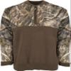 Drake Waterfowl Camo 1/4 Zip Wool Sweater Max-5 Medium view 2
