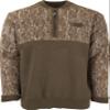 Drake Waterfowl Camo 1/4 Zip Wool Sweater Max-5 Large view 3