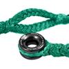 Pelican Rope Arborist Sling, USA Made 3/4" 10 FT Adjustable Rigging Block Sling with Aluminum Ring - Single-Head, 20,000 LBS MBS / 2,000 LBS WLL, 12 Strand Green Polyester, Tree Climbing Gear view 3