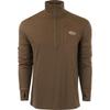 Drake Waterfowl MST Merino Wool Half Zip Charcoal Xlarge view 3
