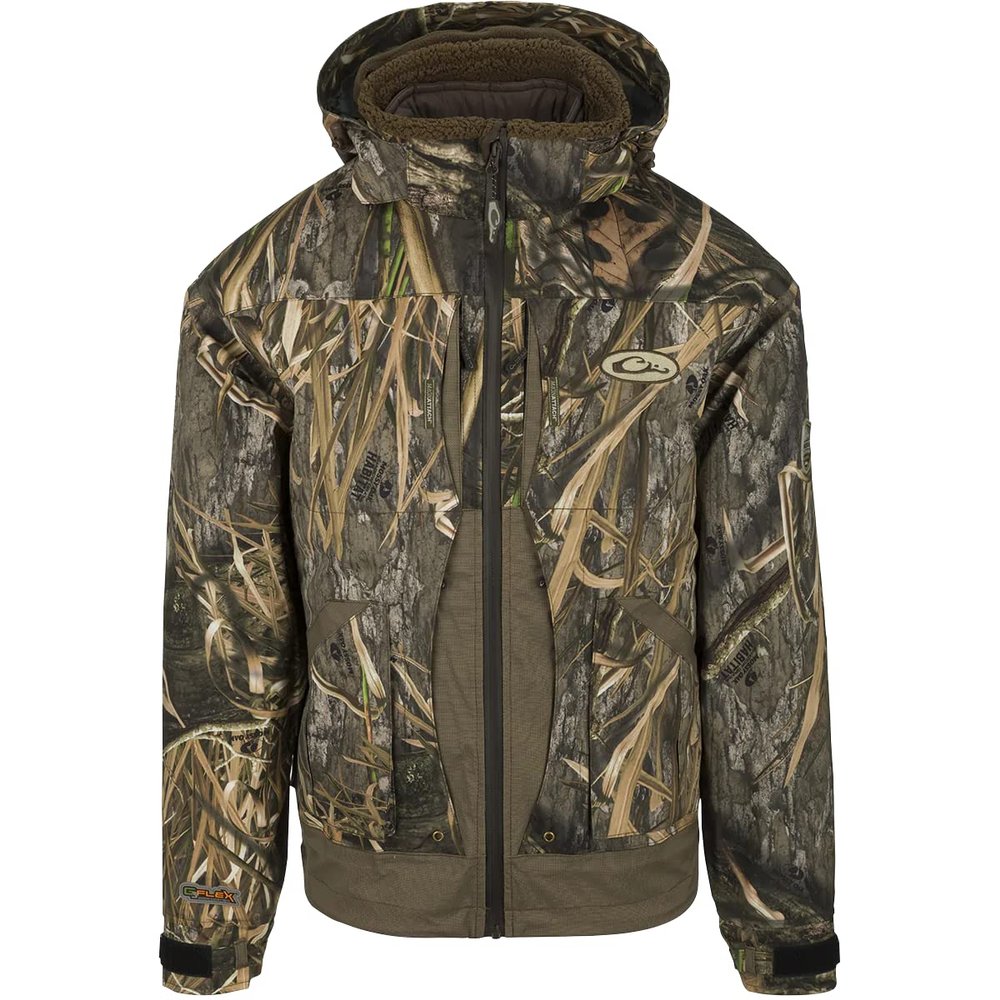 Drake Waterfowl Men's G3 Flex 3-in-1 Systems Jacket, Shadowgrass Habitat, Small