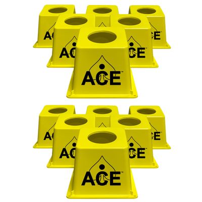 CornholeAce Cornhole Airmail Box Bag Pong - 12 Airmail Boxes - The Ultimate Game Play Experience