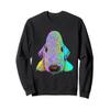 Colorful Splash Dog Bedlington Terrier Sweatshirt view 1