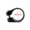 Bicycle Accessories 28.6/31.8/34.9mm Seat Tube Clamp,Aluminum Alloy Bicycle Seatpost ClampMTB Bike Seat Tube Clip Bike Parts Bike Saddle Seat Clamp Bike Parts (Color : 28.6mm) view 2