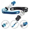 Bicycle Accessories Mountain Bicycle Seat Post Seatpost Clamp,Aluminum Alloy Quick Release Bicycle Bike Seat Clamp Skewer Road Bike Bike Parts (Color : Black) view 2