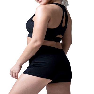 Goat Union Overnight Period Shorts for Women - 2" Absorbent Sleep Period Boyshorts Heavy Flow,4XL, 1 Pair Black