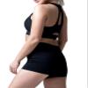Goat Union Overnight Period Shorts for Women - 2" Absorbent Sleep Period Boyshorts Heavy Flow,4XL, 1 Pair Black view 1