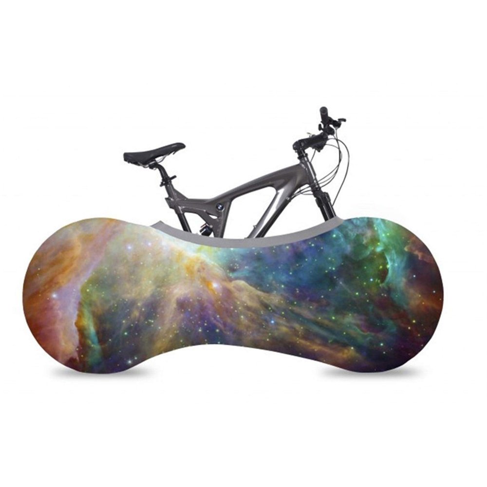 SJHY Bicycle Accessories 26 inch Bicycle dustproof Sunscreen tire Protection Cover Mountain Road Bike Indoor Storage Cover Elastic Bicycle dust Cover Bike Parts (Color : 5)
