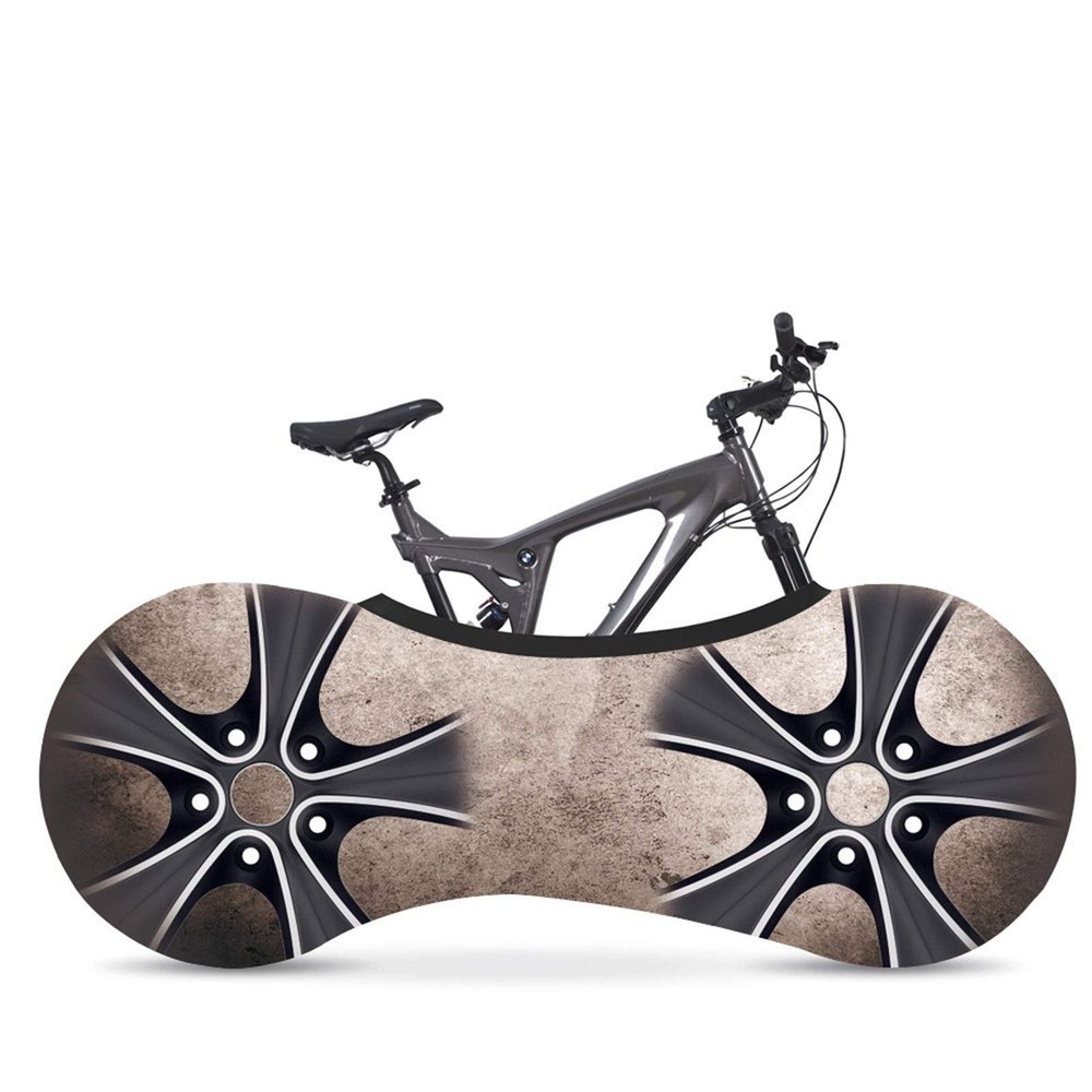 SJHY Bicycle Accessories Universal Bike Wheel Cover Bags Waterproof UV Elastic Anti-Dust Rust Resistant Gear Protective Storage Bag Bike Parts (Color : N5)