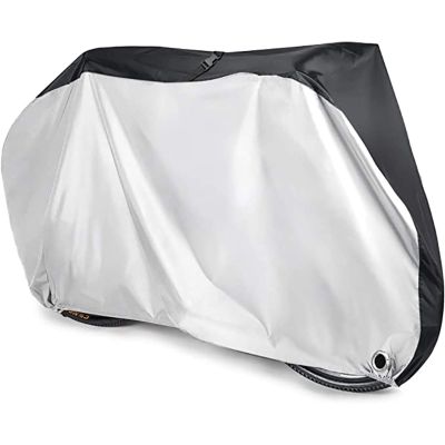 Bicycle Accessories Bike Bicycle Protective Cover Multipurpose Rain Snow Dust All Weather Protector Covers Waterproof Garage Bike Parts (Color : Silver, Size : Small)