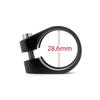 Bicycle Accessories Bike Seat Clamp,Cycling Ultralight Aluminum Alloy Mountain Bike Road Bike Saddle Seat Post Clamp Bicycle Parts Accessories Bike Parts (Color : Burgundy) view 2