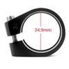 Bicycle Accessories 28.6/31.8/34.9mm Seat Tube Clamp,Aluminum Alloy Bicycle Seatpost ClampMTB Bike Seat Tube Clip Bike Parts Bike Saddle Seat Clamp Bike Parts (Color : 34.9mm) view 2