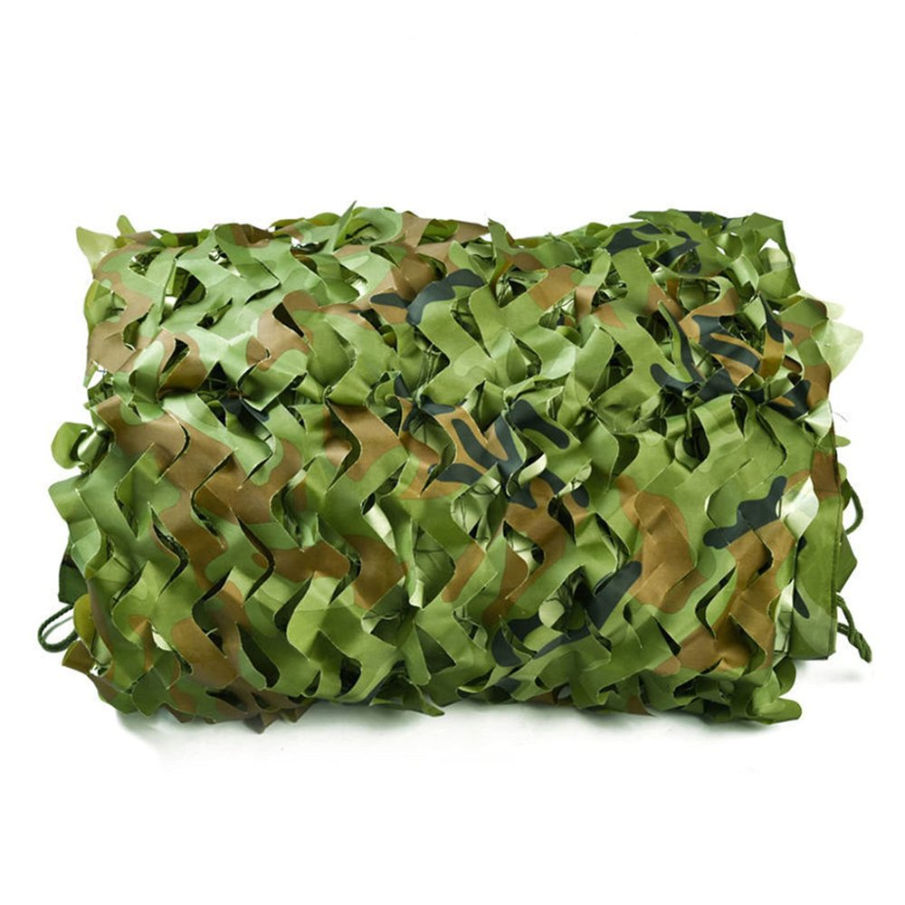 KOOEIN Camouflage Netting,Military Camouflage Net,Shade Camo Netting,Camouflage Protective Net,Woodland,Oxford Cloth,Garden Covers,Anti-uv,with Grid,4x6m/13.1x19.7ft