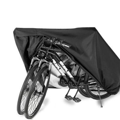 SJHY Bicycle Accessories Bike Cover Storage Waterproof Outdoor Electric Bicycle Rain Cover Tarp Dustproof UV Protective(2 Bikes Bike Parts