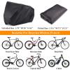 SJHY Bicycle Accessories Bike Cover Storage Waterproof Outdoor Electric Bicycle Rain Cover Tarp Dustproof UV Protective(2 Bikes Bike Parts view 3