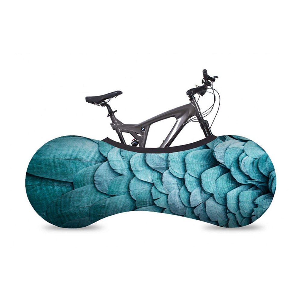 SJHY Bicycle Accessories 26 inch Bicycle dustproof Sunscreen tire Protection Cover Mountain Road Bike Indoor Storage Cover Elastic Bicycle dust Cover Bike Parts (Color : 1)