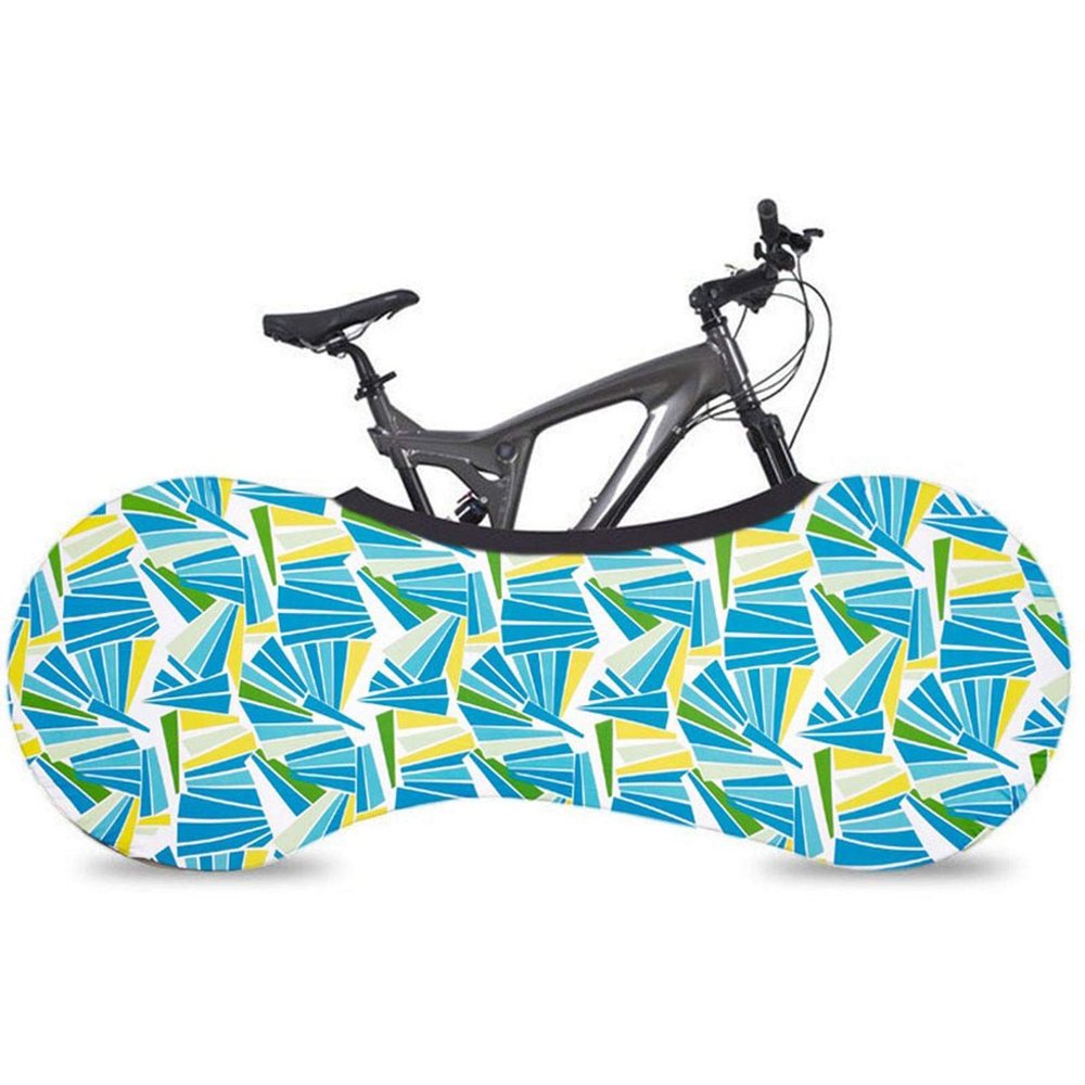 SJHY Bicycle Accessories 26 inch Bicycle dustproof Sunscreen tire Protection Cover Mountain Road Bike Indoor Storage Cover Elastic Bicycle dust Cover Bike Parts (Color : 10)