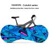 SJHY Bicycle Accessories 26"-28" Elastic Bicycle Indoor dust Cover Elastic Fabric Bicycle tire Cover 700c Road Bike Accessories Bike Parts (Color : 3) view 3