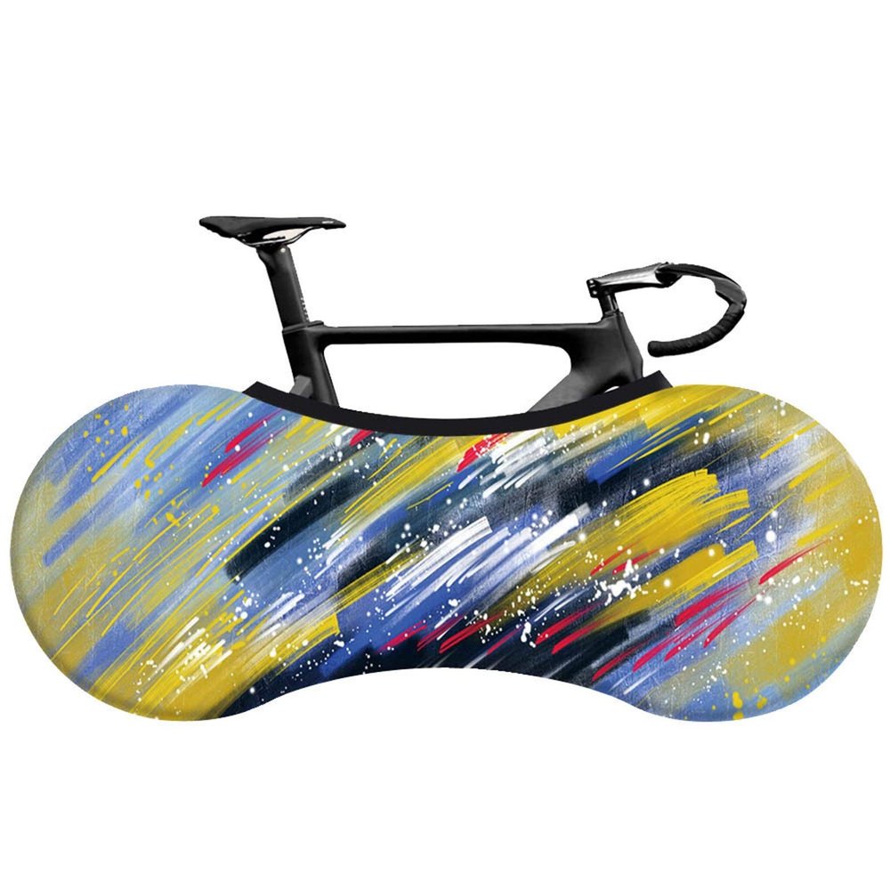 SJHY Bicycle Accessories Bicycle dust Cover 26 inch,Bicycle dustproof Sunscreen tire Protection Cover Mountain Road Bike Indoor Storage Cover Elastic Bike Parts (Color : 087)