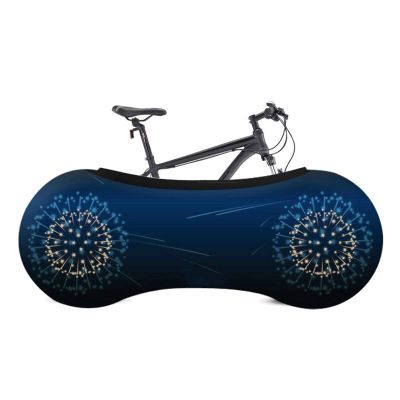 SJHY Bicycle Accessories 26 inch Bicycle dustproof Sunscreen tire Protection Cover Mountain Road Bike Indoor Storage Cover Elastic Bicycle dust Cover Bike Parts (Color : 4)