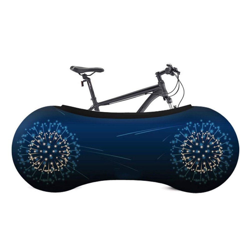 SJHY Bicycle Accessories 26 inch Bicycle dustproof Sunscreen tire Protection Cover Mountain Road Bike Indoor Storage Cover Elastic Bicycle dust Cover Bike Parts (Color : 4)