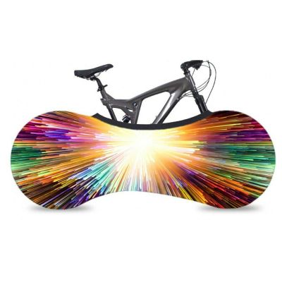 SJHY Bicycle Accessories 26 inch Bicycle dustproof Sunscreen tire Protection Cover Mountain Road Bike Indoor Storage Cover Elastic Bicycle dust Cover Bike Parts (Color : 9)