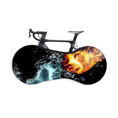 Bicycle Accessories Bike Protector Cover,Mountain Road Bicycle Protective Gear Anti-Dust Wheels Frame Cover Scratch-Proof Tires Bike Accessories Bike Parts (Color : Finger, Size : S 24 26)