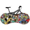 SJHY Bicycle Accessories Bicycle Indoor Dust Cover Elastic Fabric 26-29" Road Bike Cover Bicycle Accessories Bike Parts (Color : D) view 1