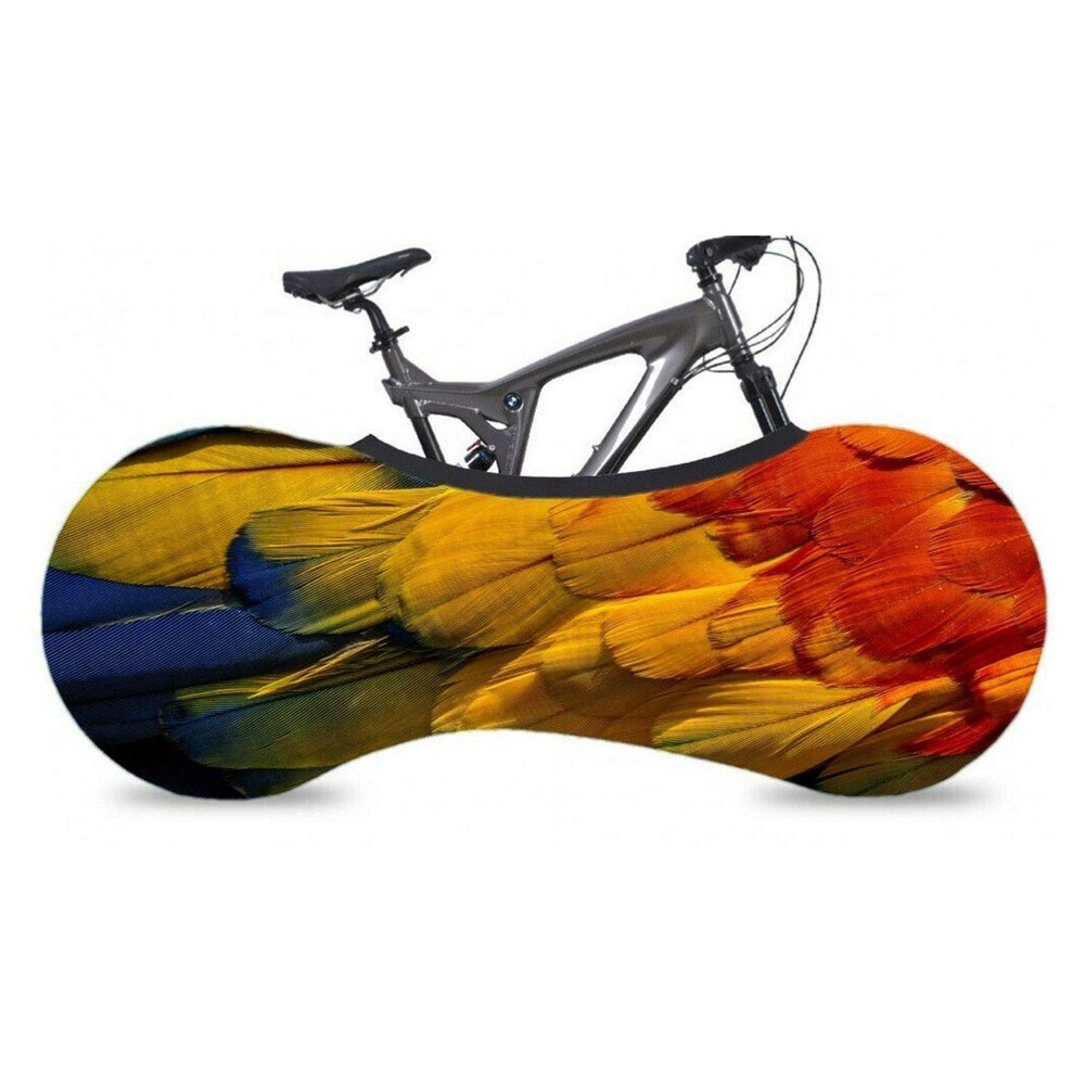 SJHY Bicycle Accessories 26 inch Bicycle dustproof Sunscreen tire Protection Cover Mountain Road Bike Indoor Storage Cover Elastic Bicycle dust Cover Bike Parts (Color : 7)