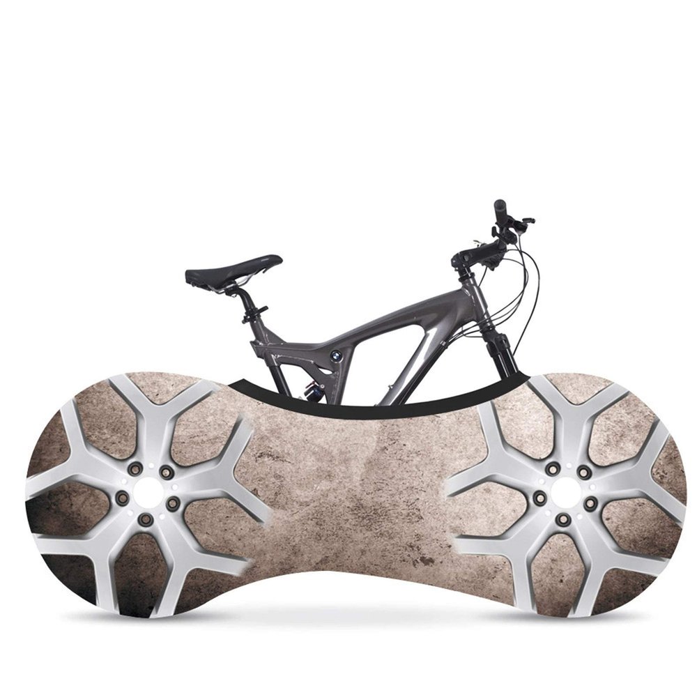 SJHY Bicycle Accessories Universal Bike Wheel Cover Bags Waterproof UV Elastic Anti-Dust Rust Resistant Gear Protective Storage Bag Bike Parts (Color : N6)