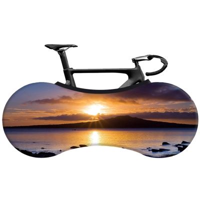 Bicycle Accessories Bike Cover High-tech Elastic Milk Silk Fabric Road Bike Indoor Dust Cover 26-29 Bicycle Accessories Bike Parts (Color : 5)