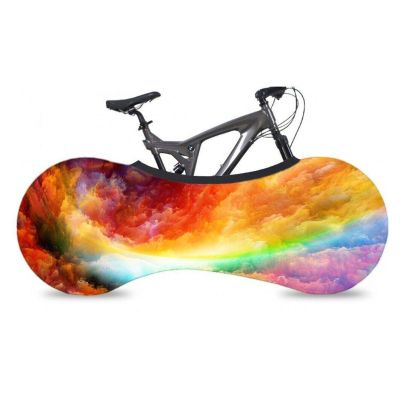 SJHY Bicycle Accessories 26 inch Bicycle dustproof Sunscreen tire Protection Cover Mountain Road Bike Indoor Storage Cover Elastic Bicycle dust Cover Bike Parts (Color : 1)