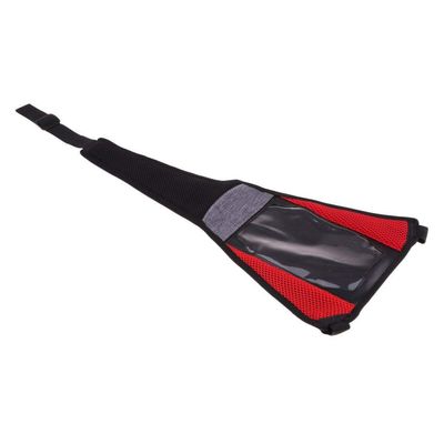 Bicycle Accessories Bicycle Sweat Cover Waterproof Universal Road Mountain Bike Turbo Trainer Sweat Absorb Guard Strap Net Cover with Phone Pouch Bike Parts (Color : Upgraded red)