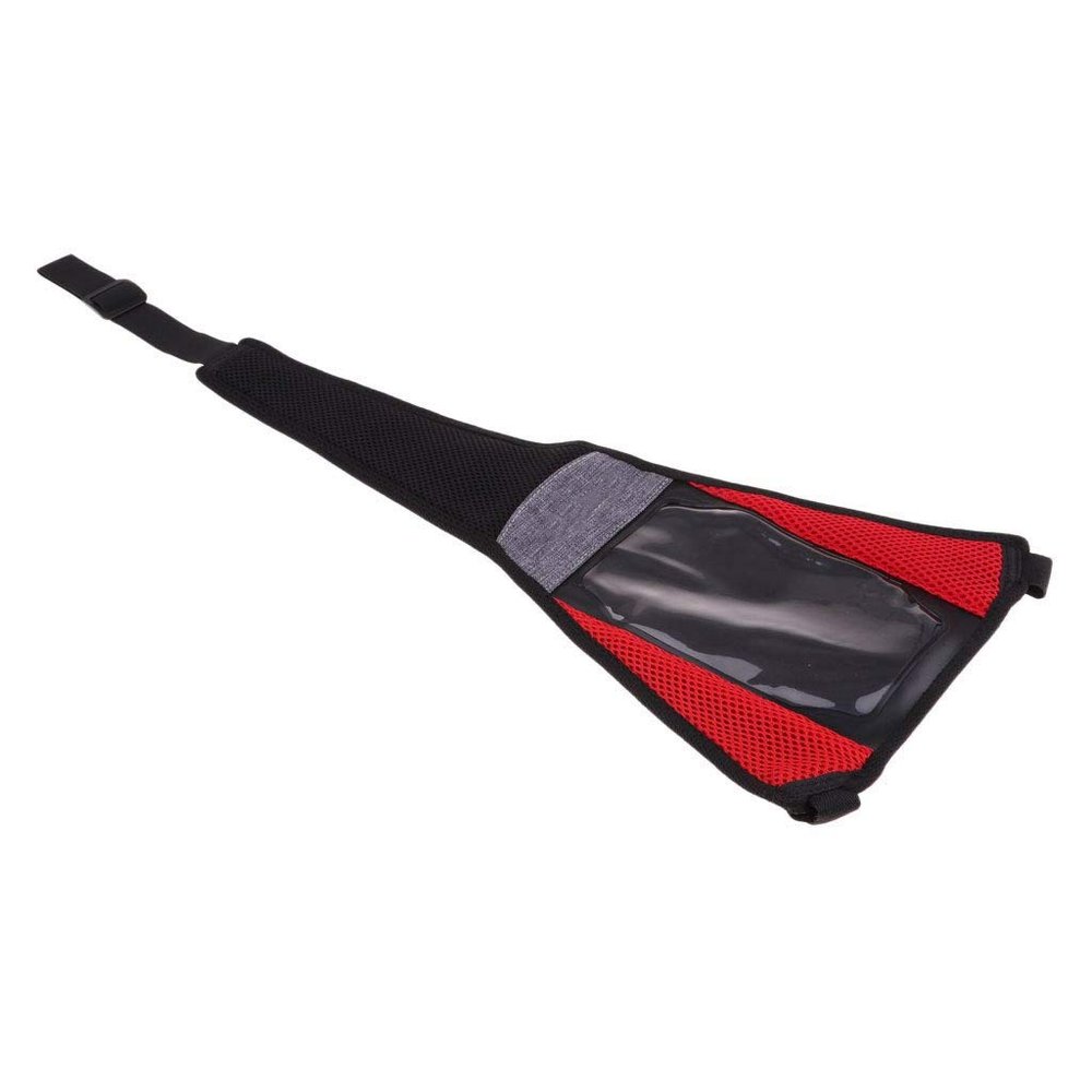 Bicycle Accessories Bicycle Sweat Cover Waterproof Universal Road Mountain Bike Turbo Trainer Sweat Absorb Guard Strap Net Cover with Phone Pouch Bike Parts (Color : Upgraded red)