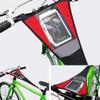 Bicycle Accessories Bicycle Sweat Cover Waterproof Universal Road Mountain Bike Turbo Trainer Sweat Absorb Guard Strap Net Cover with Phone Pouch Bike Parts (Color : Upgraded red) view 2