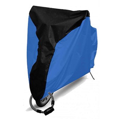 Bicycle Accessories Dust Rain Cover,Outdoor Waterproof Dustproof Bicycle Cover UV Protective Bicycle Cover Cycling Bike Protector Cycling Accessory Bike Parts (Color : Dark Blue, Size : Small)
