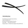 ZSHJGJR 60 Inch Black Hunter Taken Down Longbow Limbs Replacement Bow Limbs Only for Right Handed and Left Handed 30lbs-60lbs (Right Hand, 55lbs) view 4