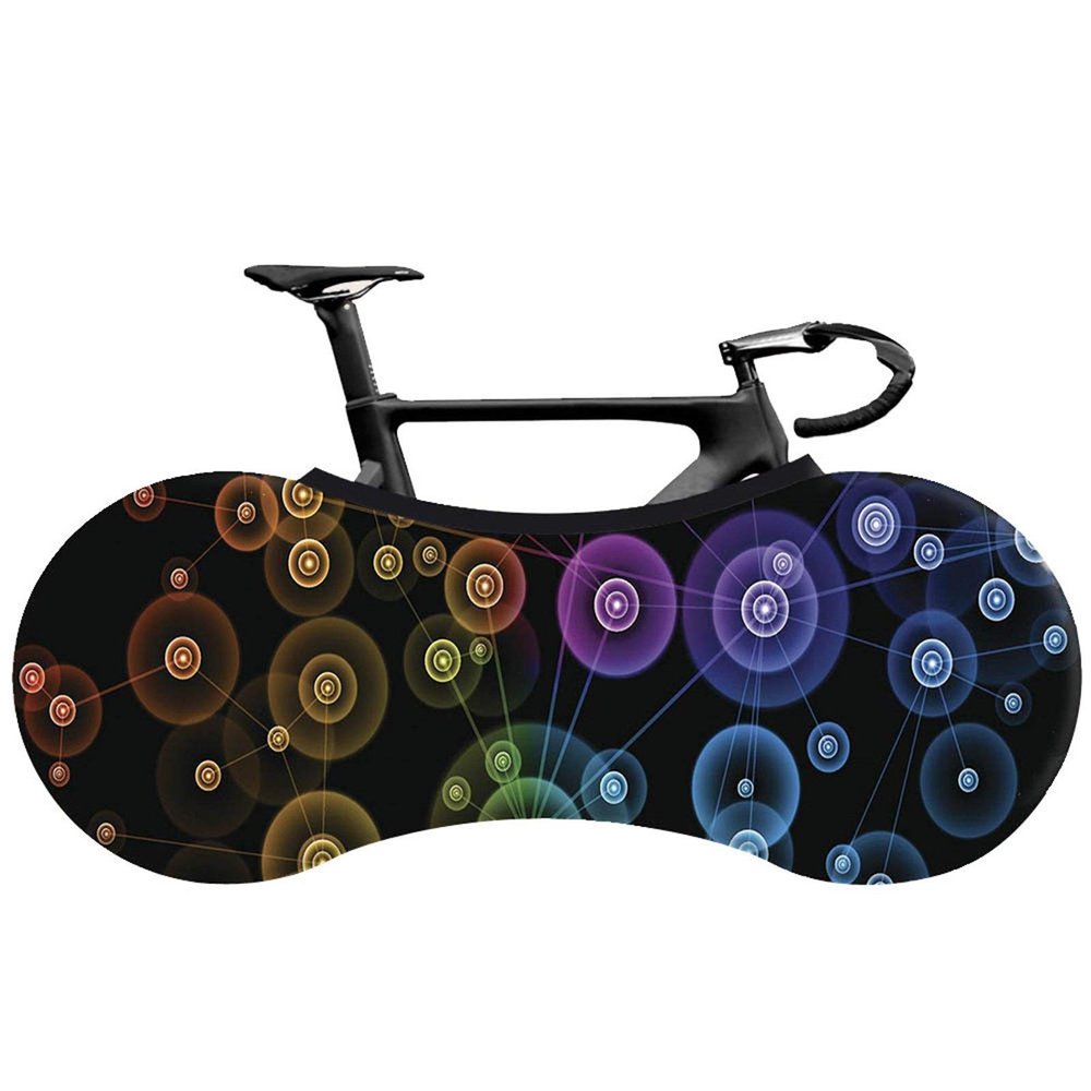 SJHY Bicycle Accessories Bicycle dust Cover 26 inch,Bicycle dustproof Sunscreen tire Protection Cover Mountain Road Bike Indoor Storage Cover Elastic Bike Parts (Color : 084)
