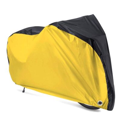 SJHY Bicycle Accessories Waterproof Bike Rain Dust Cover,Bicycle Cover UV Protective for Bike Bicycle Utility Cycling Protector Outdoor Rain Cover Bike Parts (Color : Yellow)