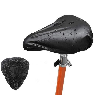 Bicycle Accessories Bicycle Saddles Protective Coverings,Waterproof Bike Seat Pack Front Tube Bag Saddle Pressed Rear Rain Cover Bike Parts (Size : Small)
