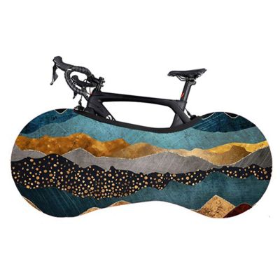 Bicycle Accessories 26-28" Bike Wheel Cover Bicycle Dust-Proof Scratch-Proof Storage Bag Indoor Protective Gear for Bike Bicycle Cover Bike Parts (Color : E, Size : S Fit 26 inch)