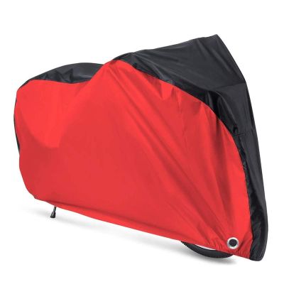 SJHY Bicycle Accessories Waterproof Bike Rain Dust Cover,Bicycle Cover UV Protective for Bike Bicycle Utility Cycling Protector Outdoor Rain Cover Bike Parts (Color : Red)